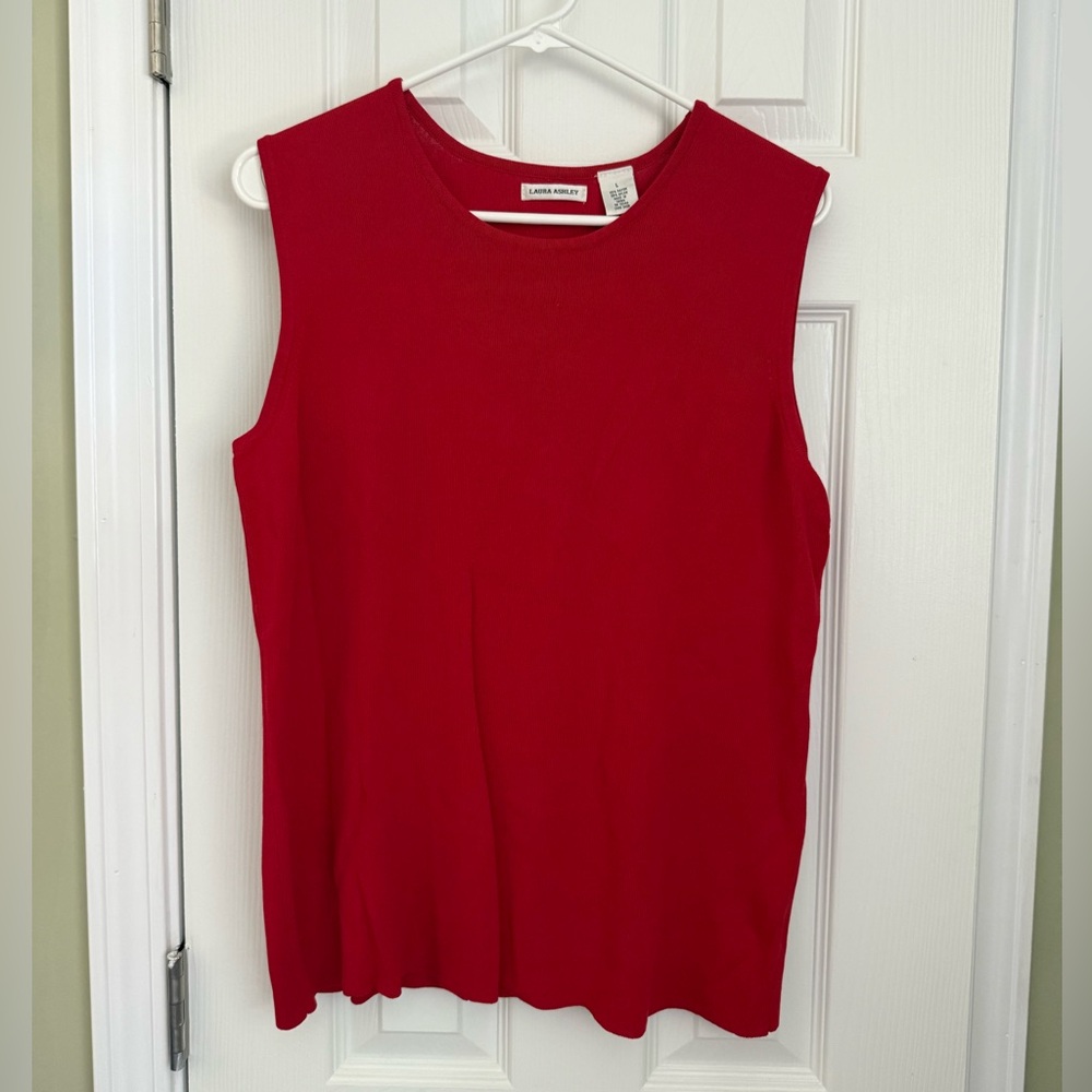 Laura Ashley Red Top